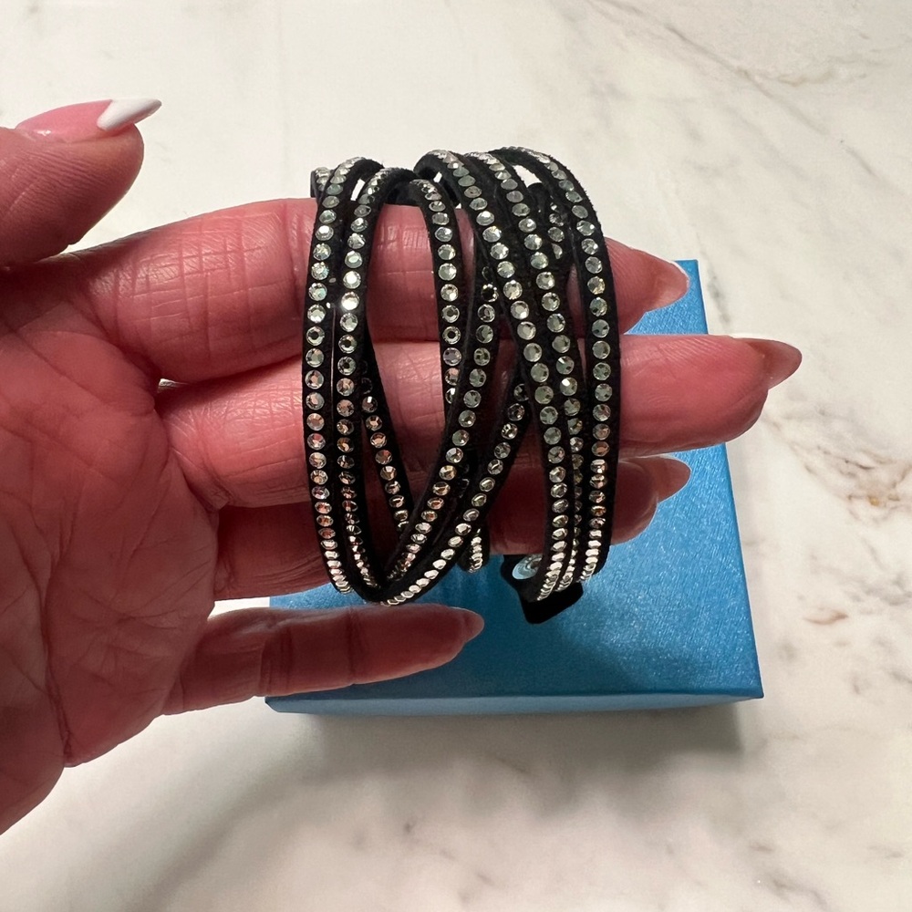 Touchstone Crystal Wrap Silver Night